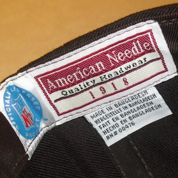 Cleveland Browns Vintage 90s Mens American Needle Snapback hat cap New Tags Nfl - Picture 3 of 4